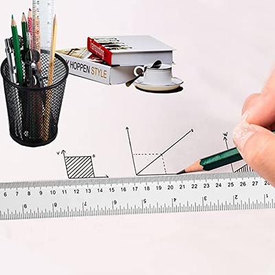 YYJ HOME Clear Plastic Ruler, Metric Ruler, Ruler 12 inch, Straight Edge  Ruler with inches and Centimeters. Plastic rulers for Kids, Students,  School Architect Office 3 Pack. - Yahoo Shopping