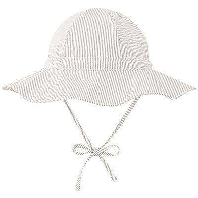 Zando Baby Girl Sun Hat Infant Wide Brim Hats Baby Boy Beach Hat