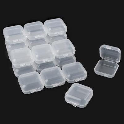 Small Plastic Storage Container Boxes Mini Clear Jewelry Earplugs