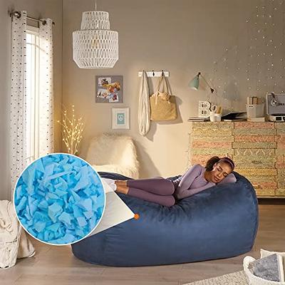 Amorstra Bean Bag Filler Shredded Memory Foam Filling 10 Pounds, Pillow  Stuffing Bean Bag Refill Material for Pouf Ottoman Couch Cushion Dog Bed  Stuffed Animals and Art Crafts - Blue - Yahoo Shopping