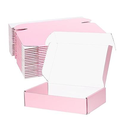 Small Pink Shipping Boxes for Small Business Pack of 25-4x4x2 inches  Cardboard Corrugated Mailer Boxes for Shipping Packaging Craft Gifts Giving