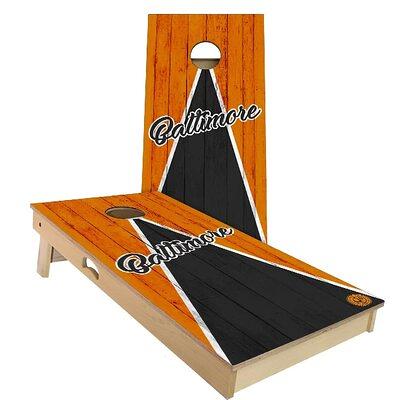 Washington Nationals 2' x 3' Solid Wood Cornhole Vintage Game Set