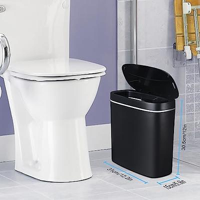 Automatic Trash Can with Lid,14.5 Gallon Smart Trash Can, 55L Motion Sensor  Trash Can (use 13 Gallon Garbage Bags) for Bedroom, Bathroom, Kitchen,  Office Grey