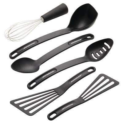 Mainstays 10 Piece Silicone Kitchen Utensil Set, Black 