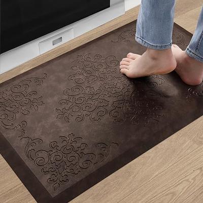 DEXI Anti Fatigue Kitchen Mat Cushioned Kitchen Rug, 3/4 Thick Heavy Duty  Waterproof Floor Mat, Non-Slip Comfort Standing Mat for Kitchen, Desk, Floor,  Office, Sink, Laundry, 20x32, Black - Yahoo Shopping