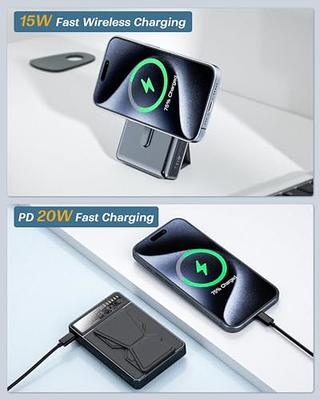 KPON for Magsafe Portable Charger 10000mAh, 3-in-1 Magnetic Power Bank with  iWatch Charger,PD Fast Charging Battery Pack,Phone Powerbank Compatible with  iPhone 15/14/13/12/11 Samsung/Google LG,airpods - Yahoo Shopping