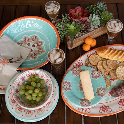 Ranch Life 14PC Melamine Dinnerware Set