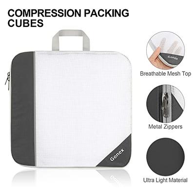 Gonex Compression Packing Cubes  Expandable Packing Organizers 4 Pcs