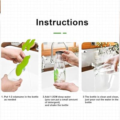 Magic Beans Bottle Cleaner, Beans-Shaped Bottle Cleaning Sponge, Beans  Bottle Cleaning Sponge, Water Bottle Cleaning Beans, Reuseable Small Mouth Bottle  Cleaning Spong (3pcs-Green) - Yahoo Shopping