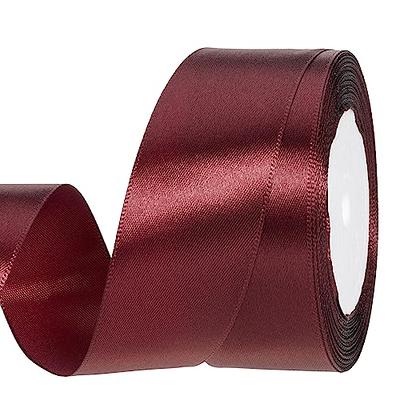 TONIFUL 10 Colors Rainbow Satin Ribbon Fabric Satin Ribbon Rainbow Ribbon  Set 3/5 inch x 250 Yards Thin Satin Ribbon for Crafts Bows Gift Wrapping