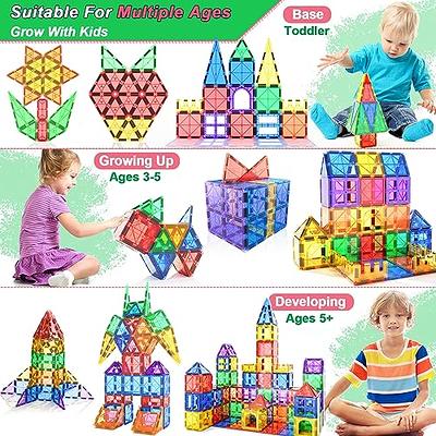 Magnetic Tiles Beginner Set Toddler Girls and Boys Toys, Sensory