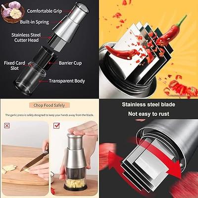 Manual Pressing Multi-function Onion And Garlic Crusher And Food Cutte