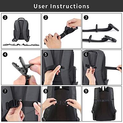 Backpack Chest Sternum Strap Quick Release Replacement Durable for