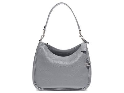 Coach Soft Pebble Leather Cary Convertible Crossbody - Grey Blue