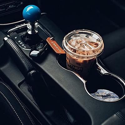 Car Cup Holder Coasters - Set of 4 Pack, Absorbent Ceramic Stone with A  Finger Notch for Easy Removal of Auto Cupholder Coaster,Best Accessory Keep