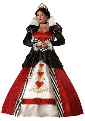 Plus Size Authentic Disney Queen of Hearts Women's Costume Dress