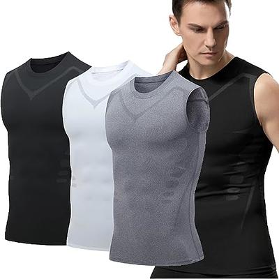 ASSOYEZ MENIONIC Tourmaline Posture Corrector Vest, Ionic Shaping  Sleeveless Shirt, ENERGXCEL Ionic Shaping Vest for Men (White+Grey-A,M) -  Yahoo Shopping
