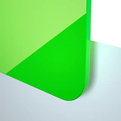 Makeblock Acrylic Sheets, 2 Packs 12 x 12 Green Opaque Glossy