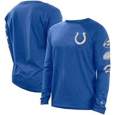 Men's Nike Royal Los Angeles Rams 2023 Sideline Throwback Heavy Brushed Waffle Long Sleeve Top Size: Small