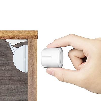 Baby Proofing Magnetic Cabinet Locks - Safeasy Adhesive Children Safety  Magnet Drawers Latches (2) - Yahoo Shopping