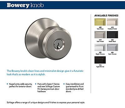 Bowery Knob Keyed Entry Lock