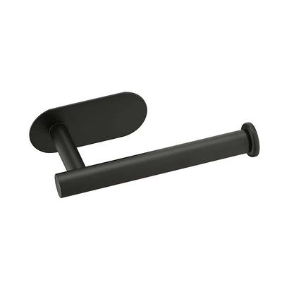 Acehoom Freestanding Toilet Paper Holder in Matte Black