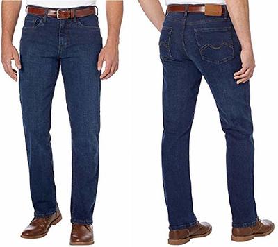 Urban Star Mens Jeans Relaxed Fit – Straight Leg Stretch Jeans for