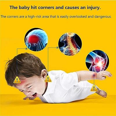 Corner Protector Baby Proofing Corner Guards. Table Corner Protectors for  Baby to Prevent Head & Knee Injuries. Adhesive Pre-Taped, 8 Pack