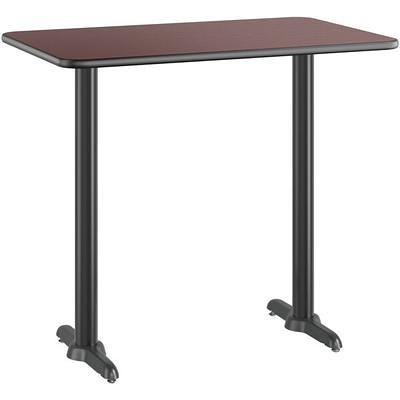 Lancaster Table & Seating 20 x 16 1/2 x 36 Folding Tray Stand Black Metal