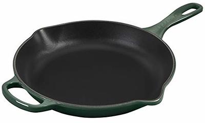 Crock-Pot Artisan 12 in. Cast Iron Nonstick Skillet in Teal Ombre with  Helper Handle 985100795M - The Home Depot