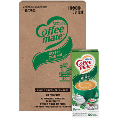 Nestl Coffee mate Liquid Creamer Italian Sweet Cr me Flavor 0.375 Oz Single  Serve x 50 - Office Depot