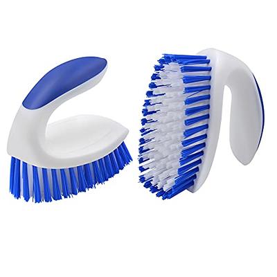 2 Pack Scrub Brush with Comfortable Grip,BITOPE Stiff Bristles