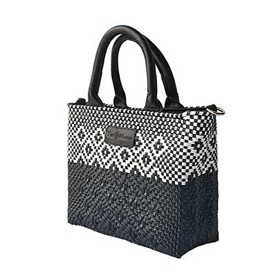 100% HANDWOVEN RECYCLED PLASTIC TOTE, Summer Bag, Beach Bag, Mexican Bag,  Oaxaca