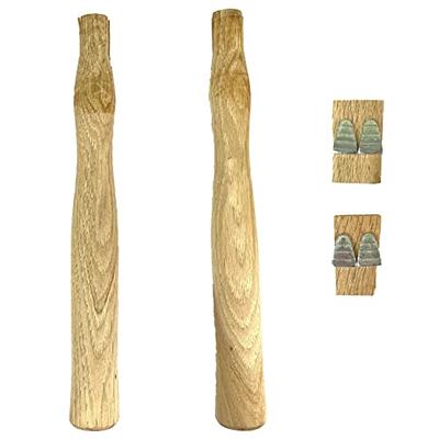 uxcell 16 Inch Hammer Wooden Handle Wood Handle Replacement for 2 to 4 Lb  Hammer Oval Eye 2 Pack