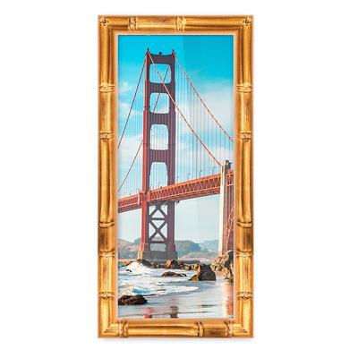 CustomPictureFrames.com 20x24 Frame White Picture Frame Modern Photo Frame  Includes UV Acrylic Front Acid Free Foam Backing Board Hanging Hardware