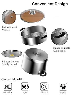 VENTION Induction Steamer Pot for Cooking, Vegetable Steamer