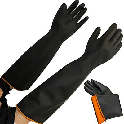 22 Latex Chemical Resistant Gloves, Reusable Heavy Duty Long Rubber Gloves  Dishwashing Gloves, Industrial Safety Gloves for Men, Forearm Protection  Waterproof Resist Strong Acid, Alkali, Oil, XL Size - Yahoo Shopping