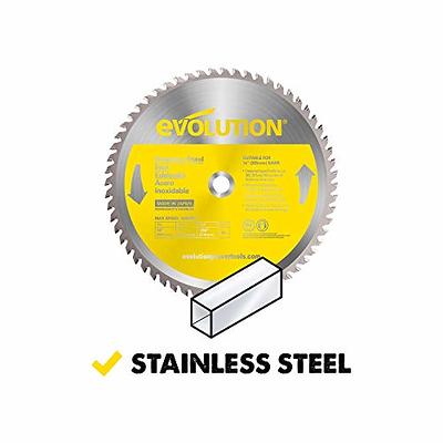 Evolution Power Tools 14BLADESS Stainless Steel Cutting Saw Blade, 14-Inch  x 90-Tooth , Yellow - Yahoo Shopping