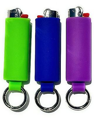 3 Packs - Lighter Locators - Lighter Holder Keychain with Spring Clip, Lighter  Case for BIC Lighters, Lighter Keychain Accessories