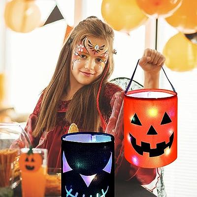  Shappy 4 Pieces LED Light Halloween Candy Bags Light