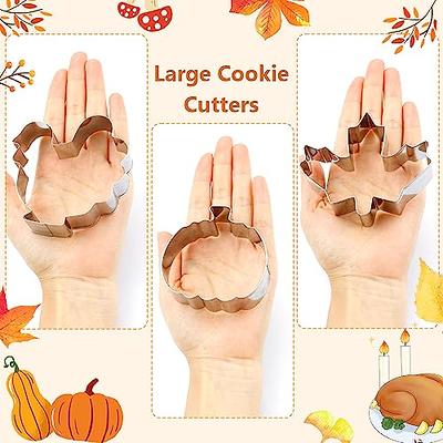 R&M International Mini Autumn Color 6 Piece Cookie Cutter Set 