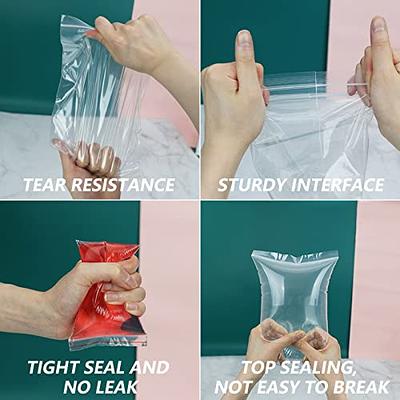 Clear Reclosable Zip Lock Bags - 4 Mil Thick, Food Grade Plastic 100 bags -  4 x 6 inch - $0.18 each