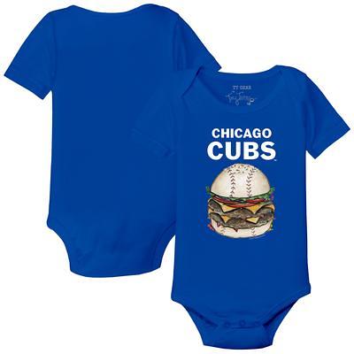 Lids Chicago Cubs Tiny Turnip Toddler Base Stripe T-Shirt - White