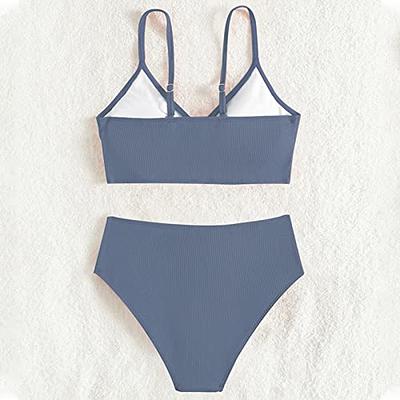 Girls Swimsuits Size 14 Girl's Two Piece Swimsuit Sport High Waist Bikini  Set Bathing Suit Kids Bathing Suits Thin Straps : : Clothing,  Shoes