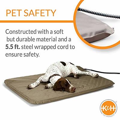 K & H Lectro Kennel Heated Dog Bed, Small, 40 W