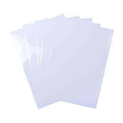 HTVRONT Printable Vinyl Sticker Paper - 55 Sheets Glossy Sticker Paper for  Inkjet Printer & Laser Printer, Waterproof Sticker Paper Dries Quickly 