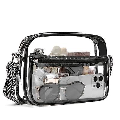 Clear Bag Stadium Approved - Tpu Clear Purse With Front Pocket For  Concerts, Sports, Festivals - Clear Crossbody Bags For Women