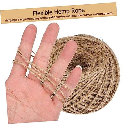 Aoneky Jute Rope - 1/1.5/2 Inch Twisted Hemp Rope for Crafts