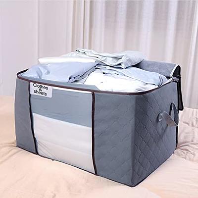 WISELIFE Storage Bags [3 Pack/100L] Large Blanket Clothes