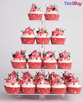 Acrylic Cupcake Stands, Large Size For 12 Cupcakes, Display Stand